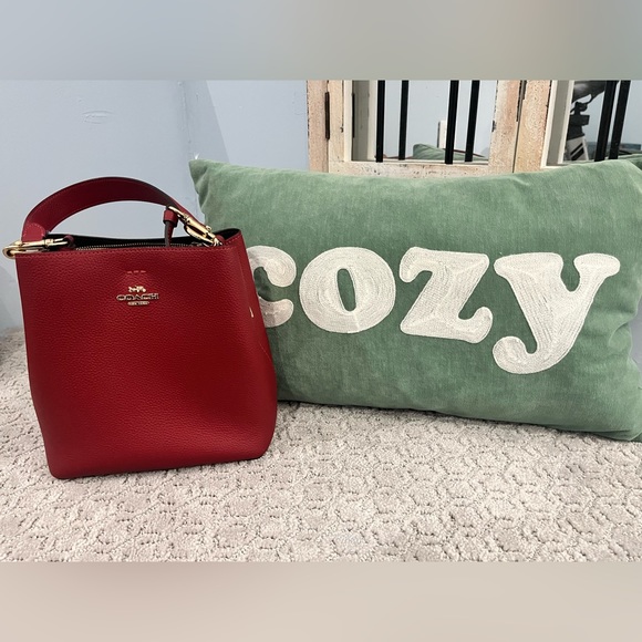 Handbags - Coach Bucket Bag, Red